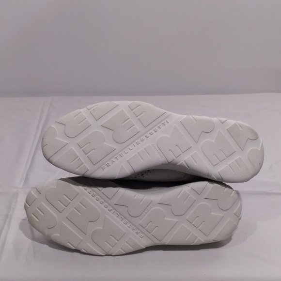 FRATELLI ROSSETTI Silver Leather Oxford   Slip-on Sneakers, size 35 - Picture 5 of 8